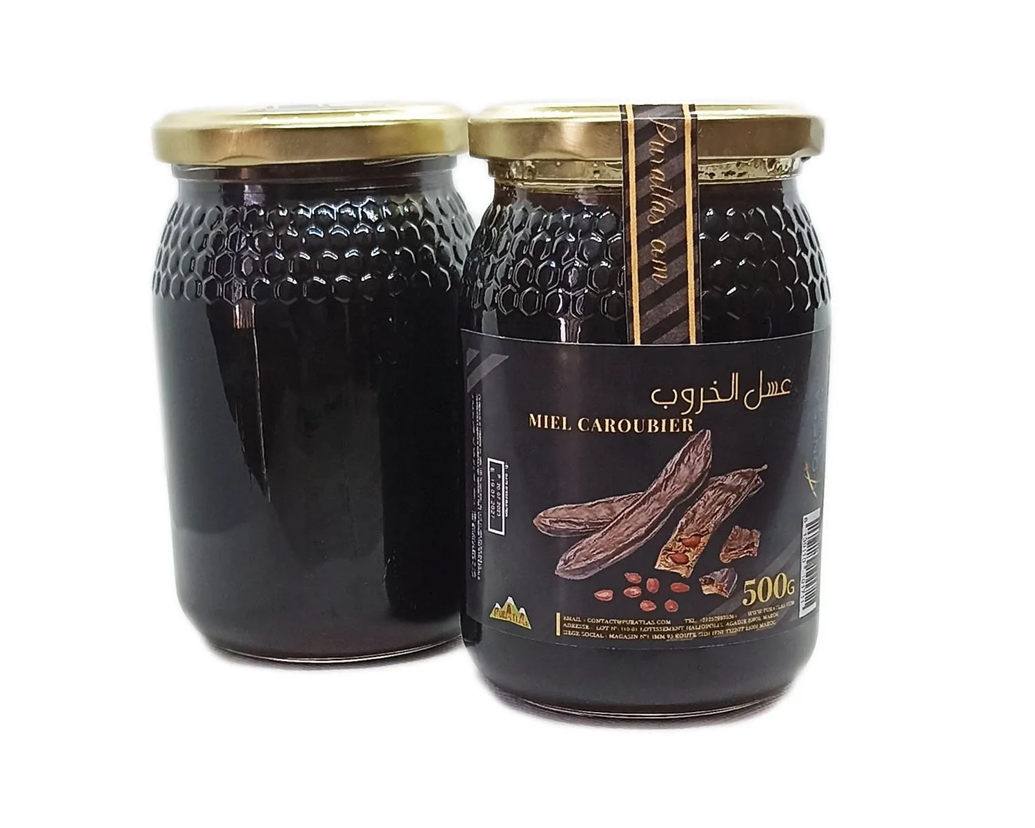 Miel Caroubier 500g عسل الخروب - الصورة 1